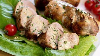 Свиная вырезка в горчично-сливочном соусе | Быстрый рецепт вкусного мяса