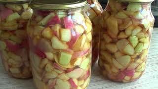 2 простых способа заготовки яблок на зиму (полезные заготовки на зиму) Урожай яблок 2020