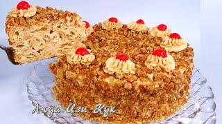 Торт на праздник “Дамские пальчики в карамели” выпечка для праздничного стола Люда Изи Кук торт 0803