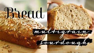 Хлеб Мультизерновой на ржаной закваске Multigrain bread with rye sourdough