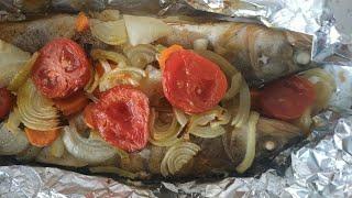 Рыба с овощами в духовке, рыба судак рецепты приготовления