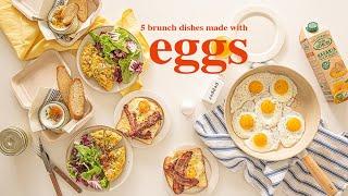sub)계란으로 만드는 5가지 브런치요리 5 brunch dishes made with eggs