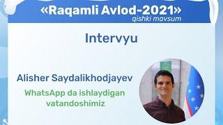 Alisher Alisher Saydalikhodjayev | Online Digital Camp "Raqamli Avlod 2021" Qishki mavsum