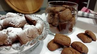 Шоколадно-ореховое печенье на растительном масле/Простой рецепт вкусного печенья