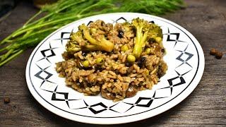 Рецепт вкуснейшего блюда из риса - рис с овощами