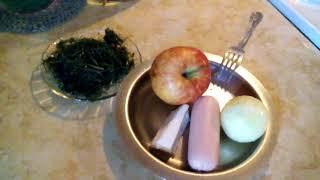 Капуста тушеная на сале с сосиской и яблоком. Рецепт потрясающего  вкус! Кулинария Литература Жизнь