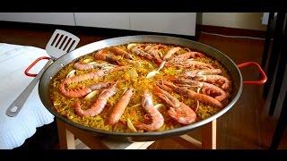 Паэлья с морепродуктами (Paella de mariscos). Испанская кухня