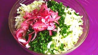 Такой сытный белковый салат часто готовлю на ужин и даже муж быстро наедается