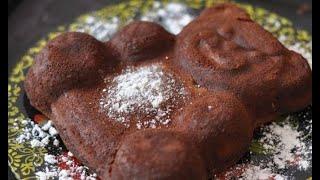 Шоколадный Торт Мишка С Йогуртом И Какао. Простой Рецепт Приготовления В Домашних Условиях
