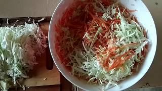 Лёгкий и вкусный корейский салат 