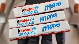 Как сделать мороженое из шоколадок Kinder MAXI | Ice Cream Rolls | ASMR | Детский рецепт