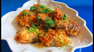Рыба ХЕК в Томатно - Овощном Соусе / Как Вкусно Приготовить Рыбу / Пошаговый видео рецепт