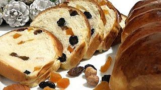 Ночное сдобное тесто. Рождественский хлеб /Overnight pastry, Christmas bread