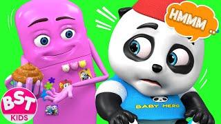 Fantasy Refrigerator & Baby Panda Friend | BST Kids Songs