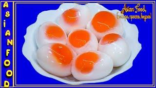 Как сварить яйца всмятку, на завтрак, для супа или лапши, рецепт от Asian Food, быстро и вкусно!