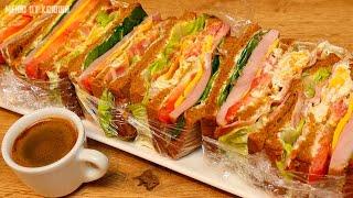 Решила попробовать корейскую еду! Самые Вкусные Корейские сэндвичи| Korean Sandwich