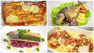 4 блюда из рыбы, запечённые в духовке, на праздничный стол. Быстро, оригинально и Всегда Вкусно!