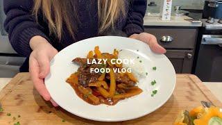 Silent cooking vlog. I'm a lazy home cook 