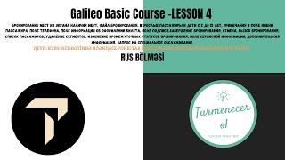 Galileo Basic Course   Lesson 4 RU