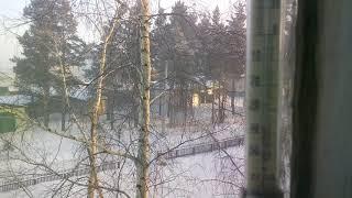 Сильные морозы в Восточной Сибири! Погода в Нижнеудинске 1 февраля!